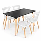 Comedor Jamaica (Mesa melamina rectangular + silla Windsor) - Miniatura 1