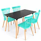 Comedor Jamaica (Mesa melamina rectangular + silla Windsor) - Miniatura 3