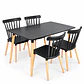 Comedor Jamaica (Mesa melamina rectangular + silla Windsor) - Miniatura 4