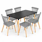 Comedor Jamaica (Mesa melamina rectangular + silla Windsor) - Miniatura 6