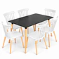 Comedor Jamaica (Mesa melamina rectangular + silla Windsor) - Miniatura 7