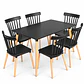 Comedor Jamaica (Mesa melamina rectangular + silla Windsor) - Miniatura 8