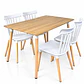 Comedor Milan (Comedor Melamina rect. Wood + Sillas Windsor) - Miniatura 8