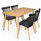 Comedor Milan (Comedor Melamina rect. Wood + Sillas Windsor) - Miniatura 11