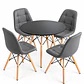 Comedor Capitone (Mesa Eames Negra + Silla Buckle) - Miniatura 1