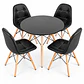 Comedor Capitone (Mesa Eames Negra + Silla Buckle) - Miniatura 4