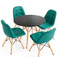 Comedor Capitone (Mesa Eames Negra + Silla Buckle) - Miniatura 5