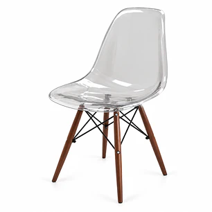 Silla Eames Transparente Color 