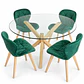 Comedor Kazajistán (Mesa Redonda cruz + Silla Radar Velvet) - Miniatura 8