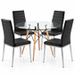COMEDOR SEATTLE (MESA REDONDA VIDRIO + SILLA DINING) - Miniatura 1