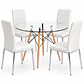 COMEDOR SEATTLE (MESA REDONDA VIDRIO + SILLA DINING) - Miniatura 2
