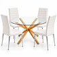COMEDOR MESETA (MESA REDONDA CRUZ + SILLA DINING) - Miniatura 2
