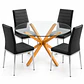 COMEDOR MESETA (MESA REDONDA CRUZ + SILLA DINING) - Miniatura 3