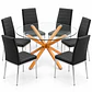COMEDOR MESETA (MESA REDONDA CRUZ + SILLA DINING) - Miniatura 4