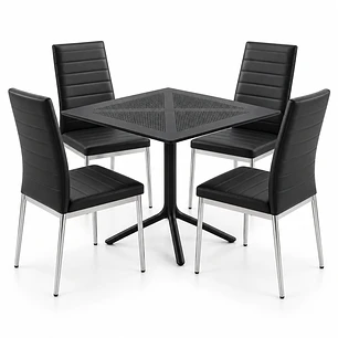 COMEDOR VERMONT (MESA CUADRADA POLIPROPILENO + SILLA DINING)