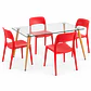 COMEDOR KANSAS (MESA VIDRIO 120x80 + SILLA KENTUCKY) - Miniatura 3