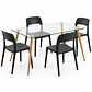 COMEDOR KANSAS (MESA VIDRIO 120x80 + SILLA KENTUCKY) - Miniatura 4