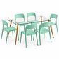 COMEDOR KANSAS (MESA VIDRIO 120x80 + SILLA KENTUCKY) - Miniatura 5