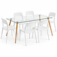 COMEDOR KANSAS (MESA VIDRIO 120x80 + SILLA KENTUCKY) - Miniatura 7