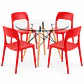COMEDOR MONROE (MESA REDONDA VIDRIO + SILLA KENTUCKY) - Miniatura 4