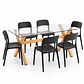 COMEDOR INGLATERRA (MESA VIDRIO 140X90 + SILLA KENTUCKY) - Miniatura 4