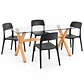 COMEDOR INGLATERRA (MESA VIDRIO 140X90 + SILLA KENTUCKY) - Miniatura 5