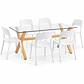 COMEDOR INGLATERRA (MESA VIDRIO 140X90 + SILLA KENTUCKY) - Miniatura 7