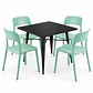 COMEDOR OREGÓN (MESA TOLIX 80X80 NORMAL + SILLA KENTUCKY) - Miniatura 2