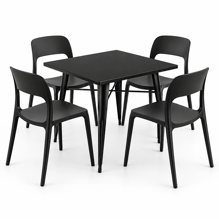 COMEDOR OREGÓN (MESA TOLIX 80X80 NORMAL + SILLA KENTUCKY) 3