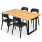 COMEDOR IMPALA (MESA INDUSTRIAL + SILLA KENTUCKY) - Miniatura 2