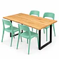 COMEDOR IMPALA (MESA INDUSTRIAL + SILLA KENTUCKY) - Miniatura 3