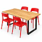 COMEDOR IMPALA (MESA INDUSTRIAL + SILLA KENTUCKY) - Miniatura 5
