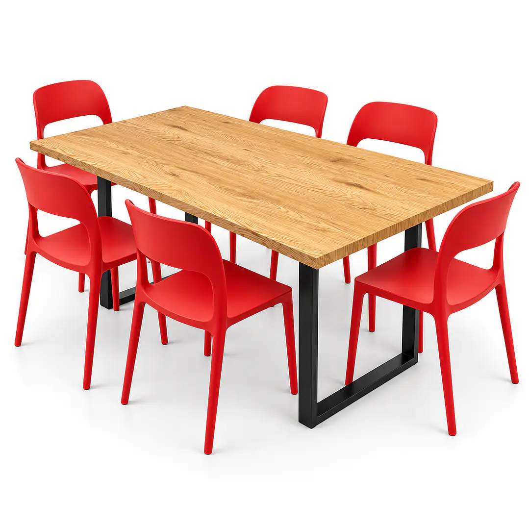 COMEDOR IMPALA (MESA INDUSTRIAL + SILLA KENTUCKY) 8