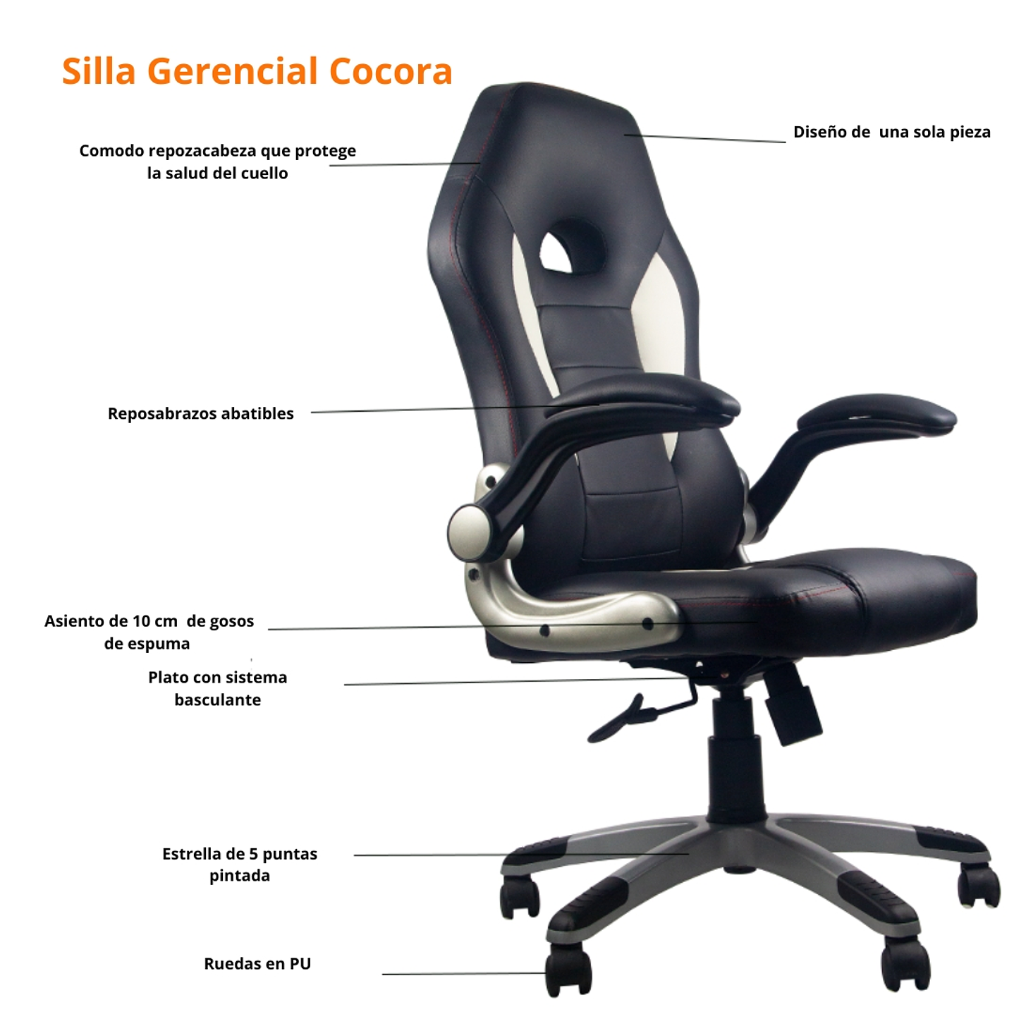 Silla Gerencial Cocora 7