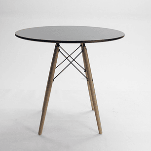 Mesa Eames Redonda Negra