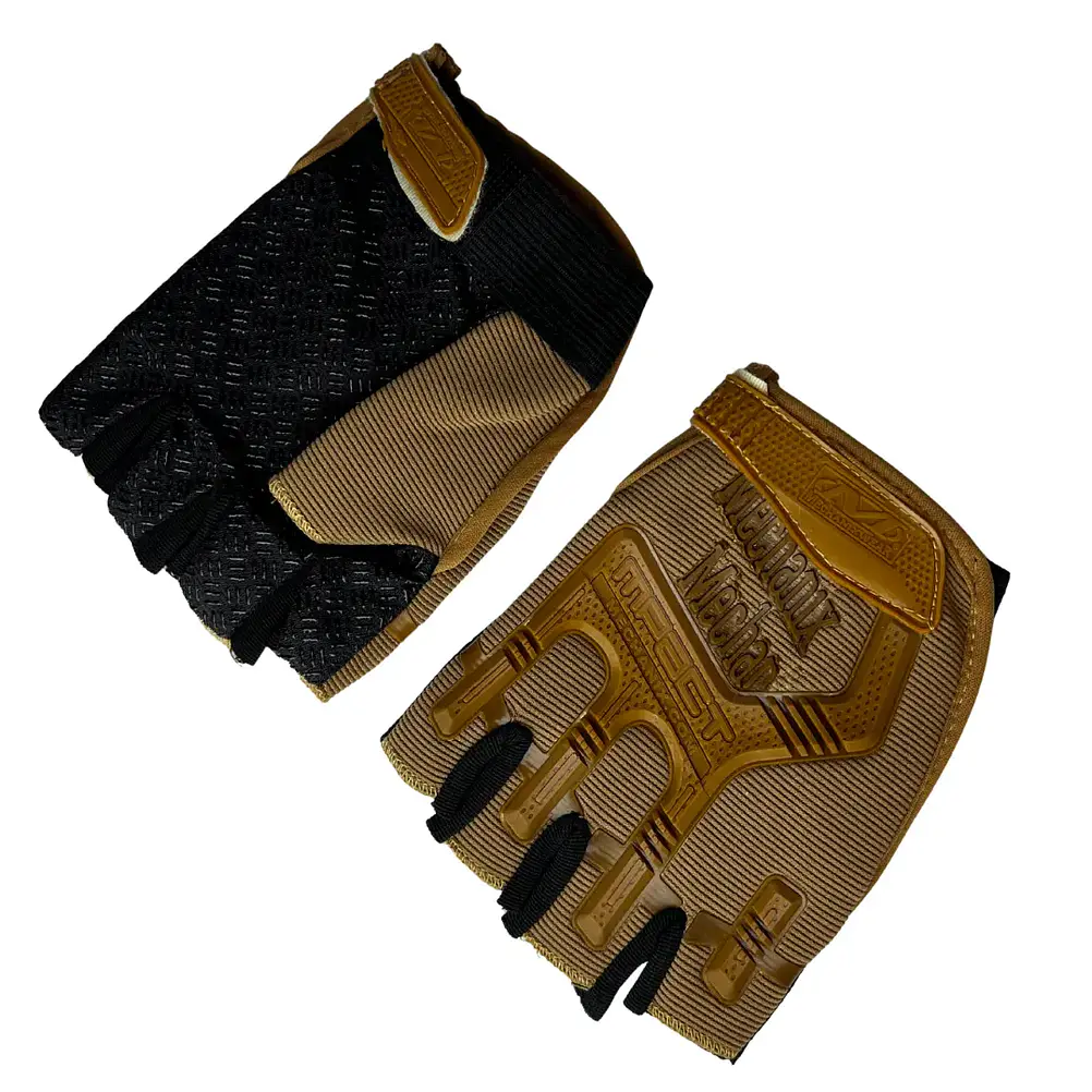 Guantes Mechanix Medio Dedo 8