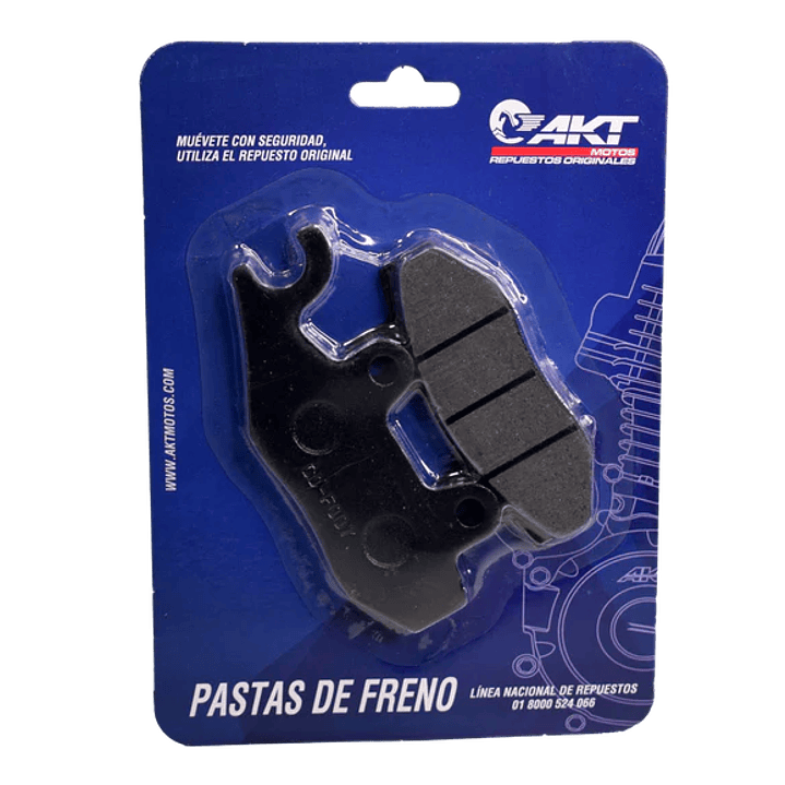 AKT PASTILLAS DELANT FRENO JUEGO Rp  CR4125/150/162/200/TT125/ 1