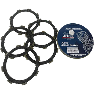 JGP DISCOS CLUTCH x6 NKD/TTR 125 