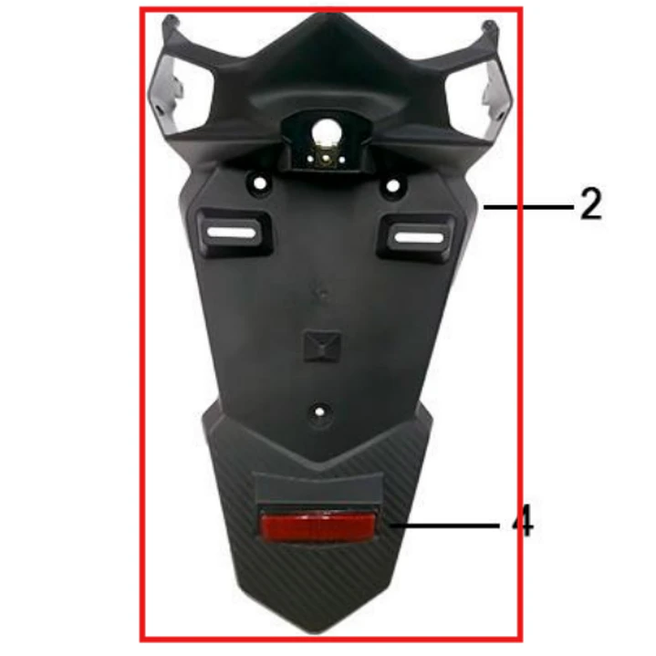 GUARDABARRO TRASER Dyn RX Rp 1