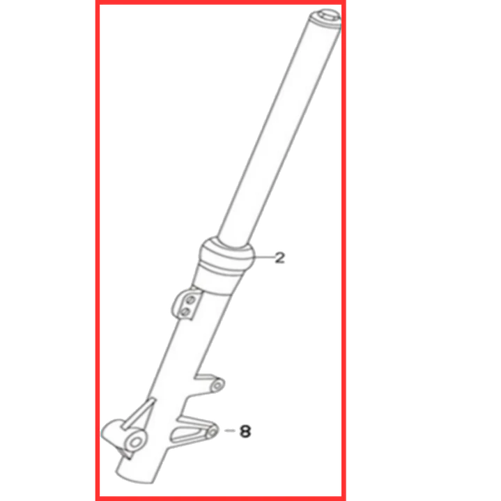SUSPENSION DEL IZQUIERDA 125 TTR 1