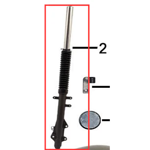 SUSPENSION DEL IZQUIERDA TTR 200