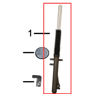 SUSPENSION DEL DERECHA TTR 200