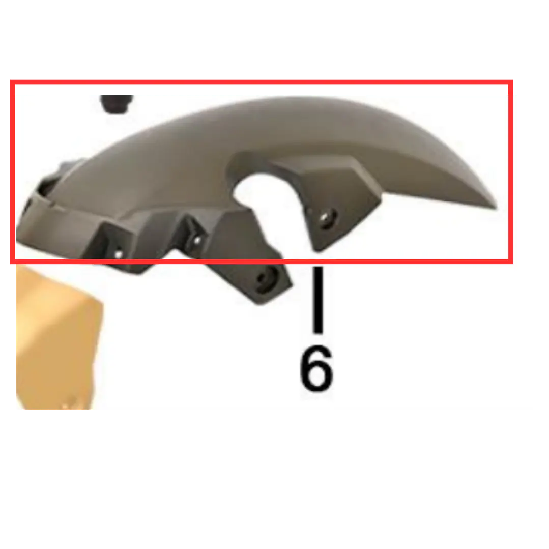 EXTENSION GUARDABARRO DELANTERO  200TT Rp 1