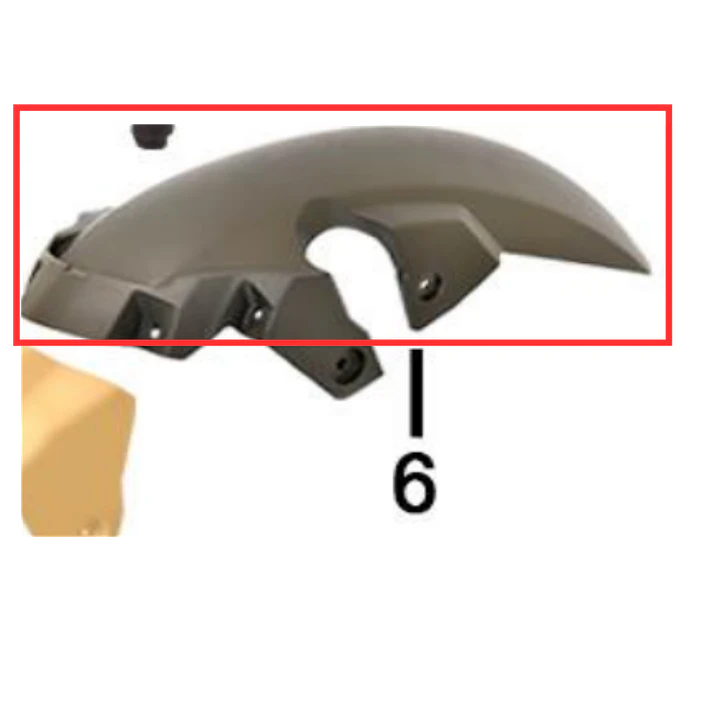 EXTENSION GUARDABARRO DELANTERO  200TT Rp 1