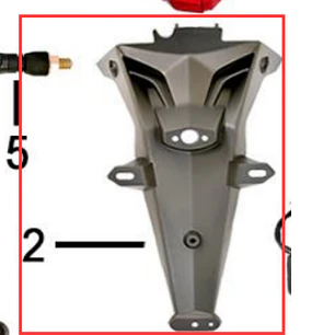 GUARDABARRO TRASER TT 200