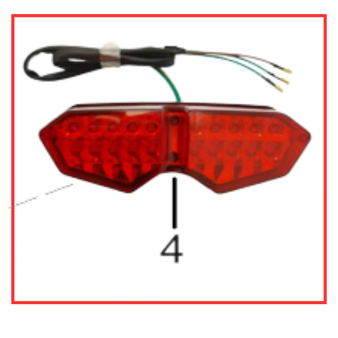 STOP LED ROJO NKD  1