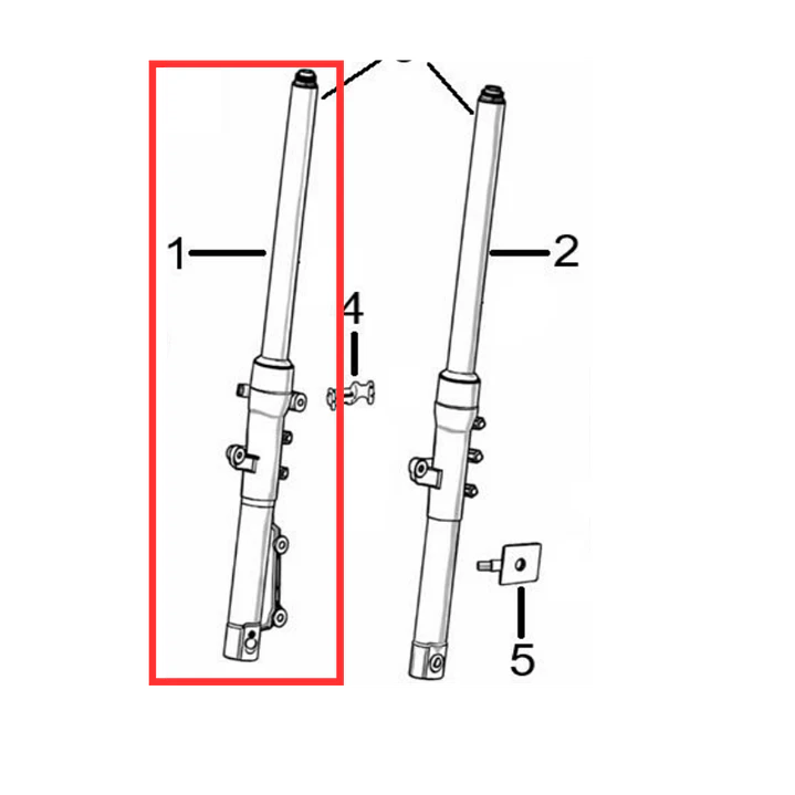 SUSPENSION DERECHA CR4 125  1