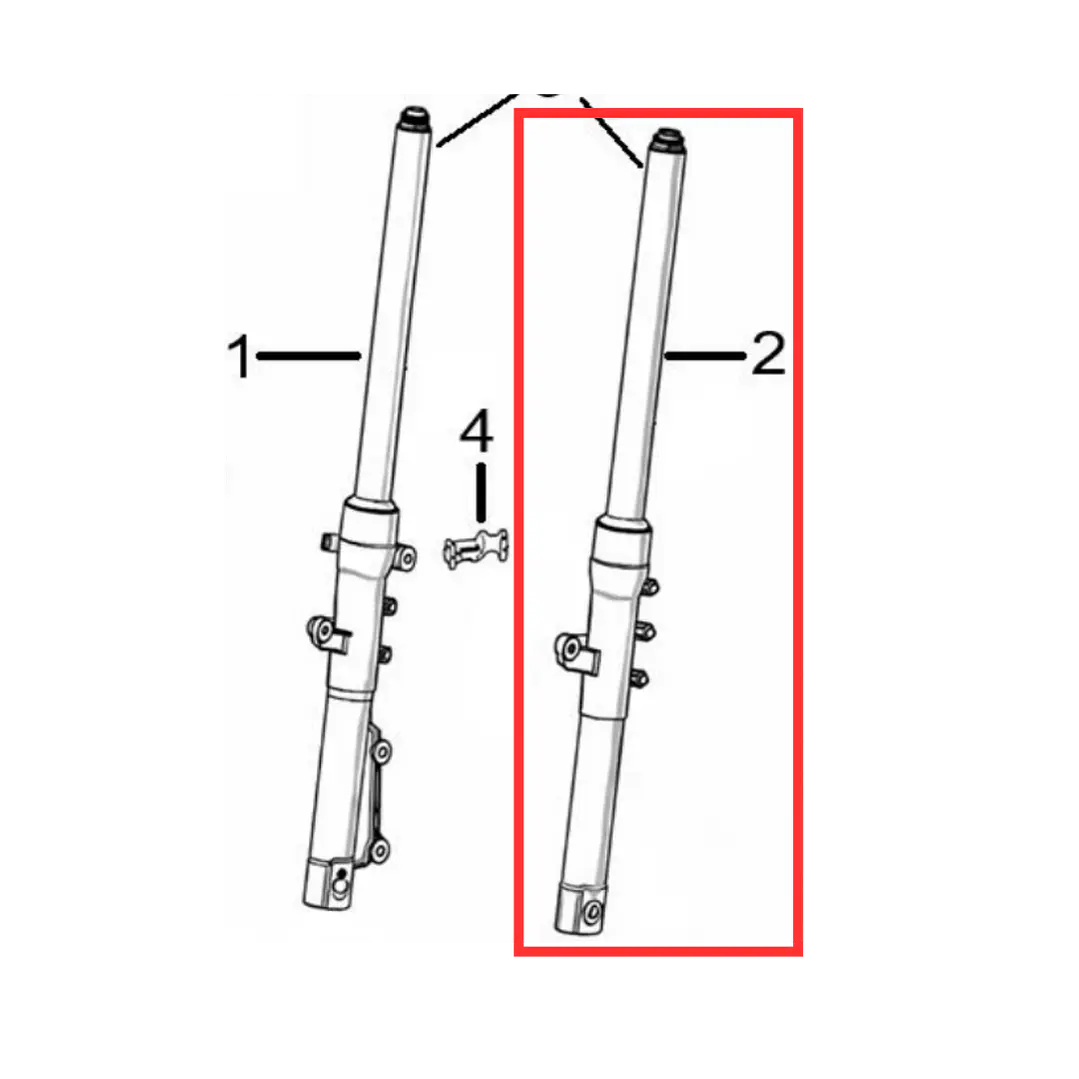 SUSPENSION IZQUIERDA CR4 125  1