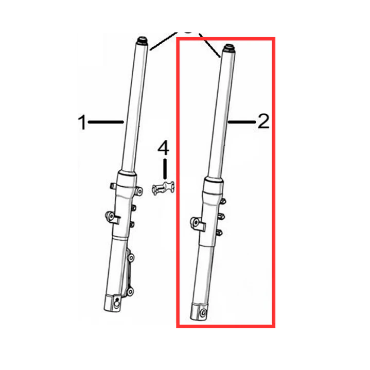 SUSPENSION IZQUIERDA CR4 125  1