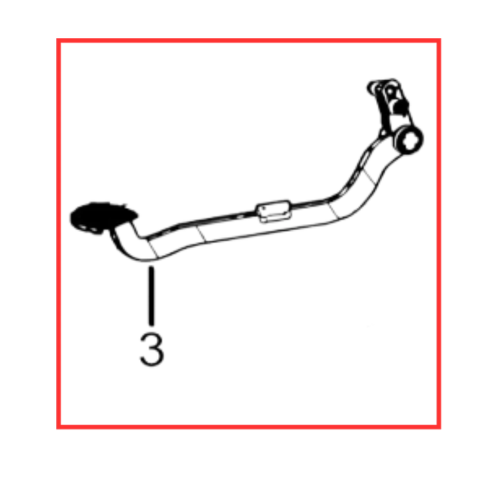 PEDAL DE FRENO CR4 125 1